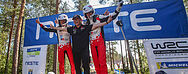 Toyota GAZOO Racing feiert Heimsieg bei der Rallye Finnland